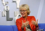 Buchmesse Frankfurt, Blaues Sofa, Luzia Braun am 14.10.2015.