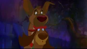 Charlie und Itchy haben eine Mission: Das goldene Horn finden und wieder in den Himmel bringen.