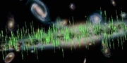 In dieser Dokumentation werden die zehn besten "Hits" des Universums präsentiert. Einer davon ist "Das Lied über die Sonne" - dessen Klang einer Glocke gleicht. (Animation)