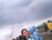 Marc-David Jung with his mother