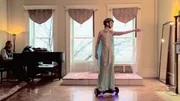 Ein wenig Kultur auf dem Hoverboard...