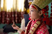 Eine der Kumari-Kindergöttinnen