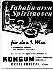 MDR Fernsehen PROST MAHLZEIT DDR, "Kali, Pfeffi, Blauer Würger", am Dienstag (04.03.14) um 22:05 Uhr.
Konsum-Anzeige