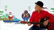 Robert Metcalf singt von vielen Nikolausgeschenken.