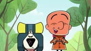 Mr. Magoo verordnet sich und Mr. Cat Zeit auf dem Land. Mr. Cat ist davon gar nicht begeistert.
