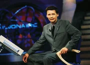 Günther Jauch moderiert die erste Sendung von "Wer wird Millionär?" am 03.09.1999
