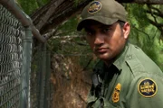 Brownsville, TX, USA: Clsoe-up on a U.S. Border Patrol agent.