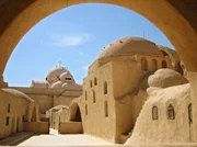 Das koptische Kloster Bishoy im Wadi Natroun.