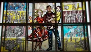 Glasbild Staatsraatsgebäude