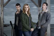 Nathan Wuornos (Lucas Bryant, l), Audrey Parker (Emily Rose, m), Duke Crocker (Eric Balfour, r)