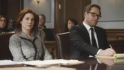 Pictured L-R: Rebecca Hall 
 (Stephanie Kurtzuba)  and  Dr. Jason Bull (Michael Weatherly)