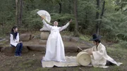 Sook Sun Ahn interpretiert einen Pansori, auch "Ein-Mann-Oper" genannt.