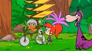 L-R: Linda, Pebbles, Dino