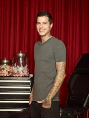 TATTOOS AFTER DARK -- Season 1 -- Pictured: Justin -- (Photo by: Tim Brown/Oxygen Media)
