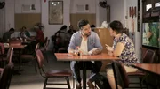 Ranveer Brar, li, Eau chew Restaurant Owner (Josephine Huang, re)