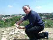 Andrew Wallace-Hadrill auf dem Monte Testaccio.