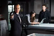 (v.l.): Phil Coulson (Clark Gregg), Skye (Chloe Bennet) und Leo Fitz (Iain De Caestecker)