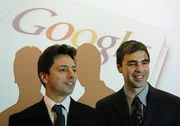 Sergey Brin and Larry Page, 2004.