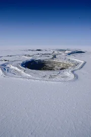 Die Diavik-Mine in Kanadas North-West-Territory.