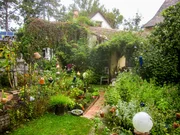 Gastgarten in Niederösterreich, in der nähe der tschechischen und slowakischen Grenze.