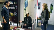 Danny (Avan Jogia) bittet Lacey (Kylie Bunbury, Mitte) und Jo (Maddie Hasson, re.) ihm zu helfen..