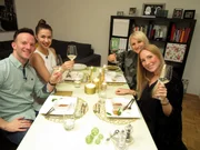V.l.: Marlin, Gastgeberin Özge, Henriette und Lina