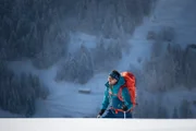 Matthieu Fournier présente la nouvelle formule de PAJU. En montagne sur le Mont Fort au dessus de Verbier