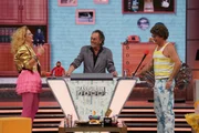 (v.l.n.r.) Sonya Kraus; Hugo Egon Balder; Atze Schröder