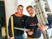 Marcel und Chris (r.)