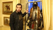 Jesse looking at knight?s armour