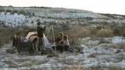 The Brown siblings return from their successful pheasant hunt.