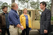 L- R: Matt Knight (Ryan Johnson), Jim Knight (Steve Bisley), Meryl Knight (Tina Bursill), Hugh Knight (Rodger Corser)