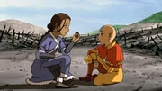 L-R: Katara, Aang