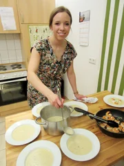 Gastgeberin Deborah