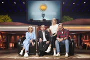 (v.l.n.r.) Lea-Sophie Cramer; Hans-Jürgen Moog; Lena Gercke; Joko Winterscheidt