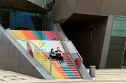Anja Lehmann & Steffen Gerz aus Schotten im Vogelsberg vor dem Darmstadtium.