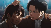 Eren (l.); Levi (r.)