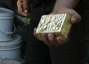 Goldbarren.