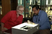 Picture Shows: Presenter, Dr George McGavin with foot surgeon, Dr Kartik Hariharan.
