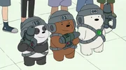 L-R: Panda, grizzly, Ice Bear