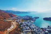 in der provinz yunnan, erhai see, lake, das wasser, antenne, landschaft, handy-fotografie ,