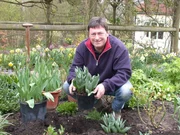 Alan Titchmarsh in Well Cottage Garden