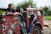 Die Ludolfs sind zurück: Manni (M.), Uwe (l.) und sein Sohn Thommy (M.) ...