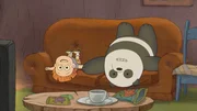 L-R: Wallace (voiced by Cate Gragnani), Panda (voiced by Bobby Moynihan)