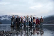 The Brown family. (l to r) back row: Bear, Matt, Noah, Rain, Snowbird and Bam Bam; front row: Billy, Ami and Gabe.