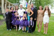 The whole wedding family