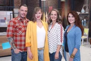 Marcel Struck (Designer), Nina Terhardt (Designerin), Martina Lammel (Designerin), Eva Brenner (Moderatorin).