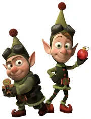 Das ungleiche Elfen-Duo Wayne (li.) und Lenny soll für den Weihnachtsmann-Besuch alle Häuser auf Vordermann bringen. Sie sollen blitzen und blinken. Doch ein Schneesturm droht das Weihnachtsfest ins Wasser fallen zu lassen...