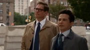 L-R: Jason Bull (Michael Weatherly), Benny Colón (Freddy Rodríguez)