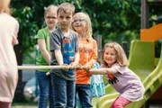 V.l.: Lilly, Tristan, Floris, Leonie